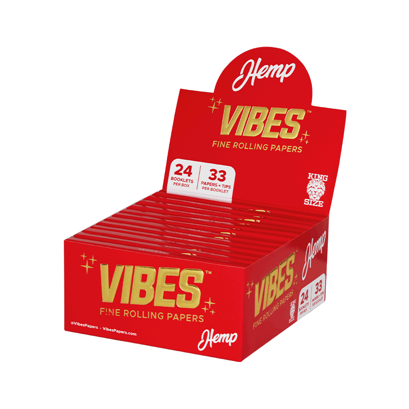 Vibes Papers Box - King Size Slim with Tips